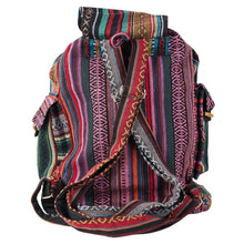 Load image into Gallery viewer, Stonewash Striped Backpack