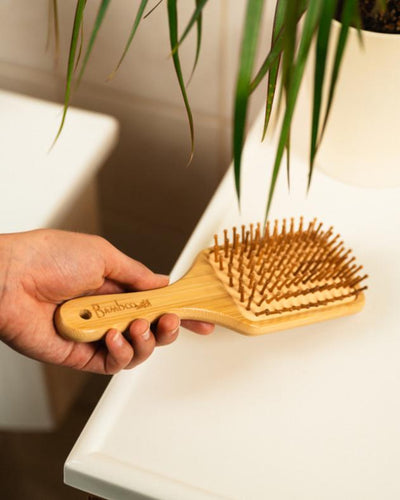 Bamboo Paddle Hair Brush | Adult