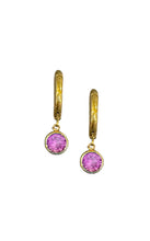 Load image into Gallery viewer, Aurora - Lunar Hoop Earrings  (5mm Circle)