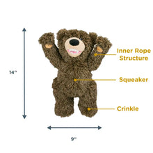 Load image into Gallery viewer, Grizzly Rope Body Dog Toy