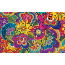 Load image into Gallery viewer, Beach Towel - Laurel Burch &quot;Carlotta&#39;s Garden&quot;