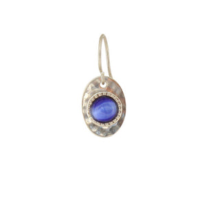 Hammered Oval Earring
