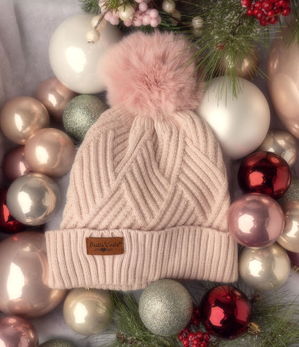 Britt's Knits Super Poof Pom Hat