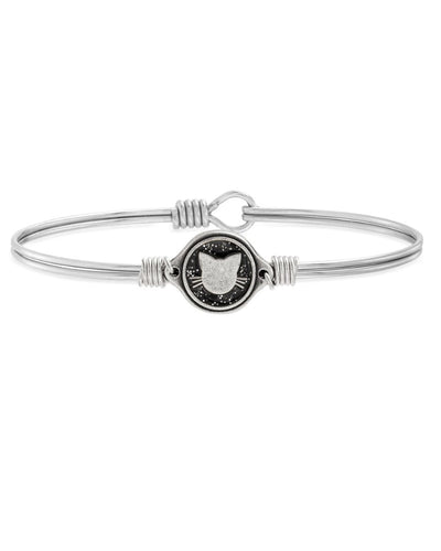 BLACK CAT BANGLE BRACELET