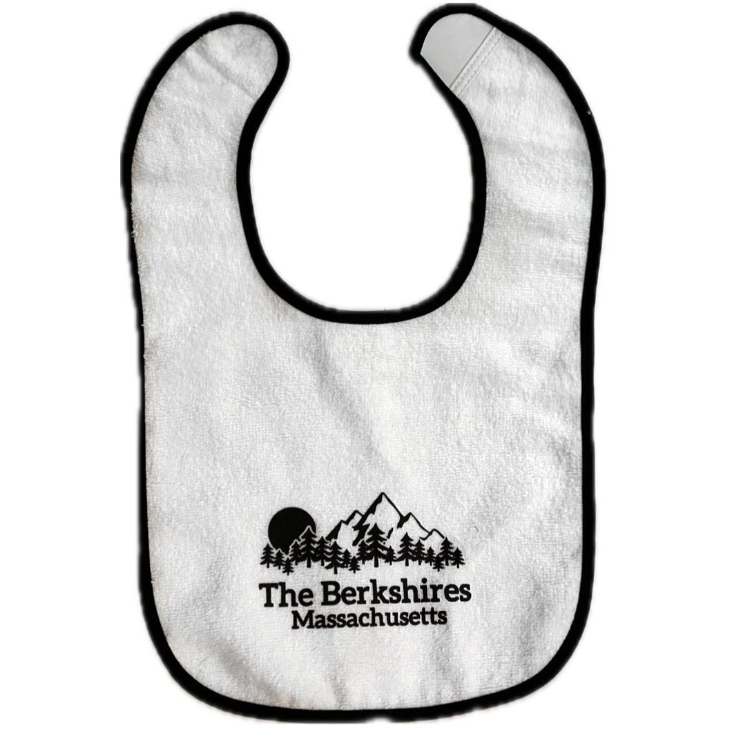 Black Trim Terry Soft Cotton Berkshires Bib