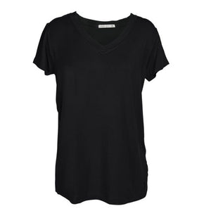 SHORT SLEEVE V NECK  TEE SHIRT TOP