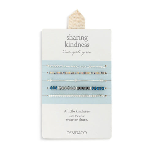 sharing kindness Bracelet Set of 5