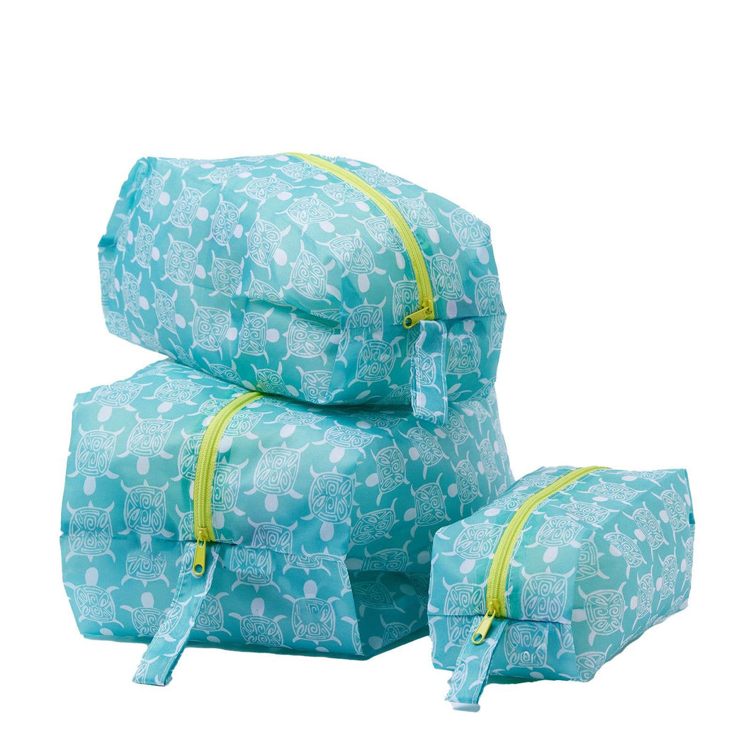 SEA TURTLE Travel Cubes, set of 3