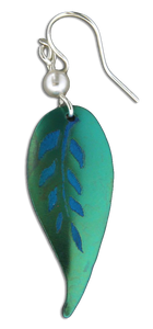 Decorative Calla Lily Leaf Earring