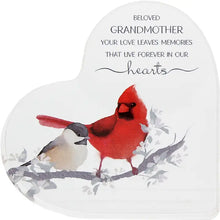 Load image into Gallery viewer, Grandmother - 3.5&quot; Acrylic Heart Plaque