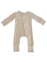 Load image into Gallery viewer, Multi Stripe / Organic 2-Way Zip Romper