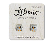 Load image into Gallery viewer, Owl Earrings