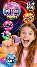 Load image into Gallery viewer, Fun Doh MINI Squishy Cube 2 Pack VIRAL Variety