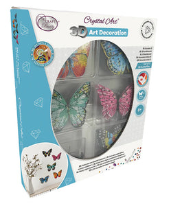 CA Deco Kit: 3D Butterflies (Set of 5)