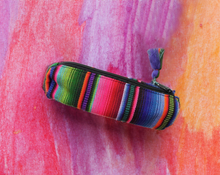 Load image into Gallery viewer, Hacienda Multicolor Sarape Pencil Case - Guatemala