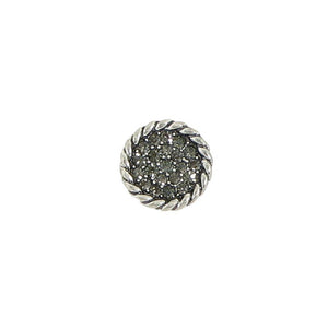 Braided Crystal Pave Post