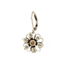 Load image into Gallery viewer, Layered Crystal Flower Earring