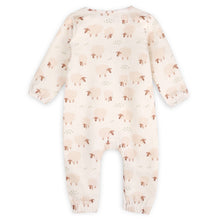 Load image into Gallery viewer, Sheep Long Sleeve Baby Jumpsuit (Organic Muslin)
