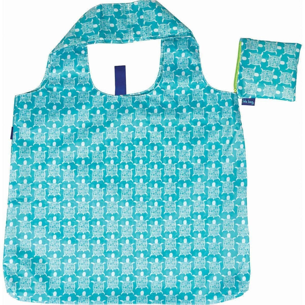 SEA TURTLE OCEAN blu Bag Reusable Shopper Tote