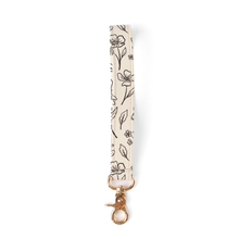 Load image into Gallery viewer, Floral Wristlet Keychain