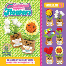 Load image into Gallery viewer, Emotional Support Crochet Plush Flowers Keepsake -
