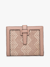 Load image into Gallery viewer, Bessie Canvas Wallet w/ Slip Closure