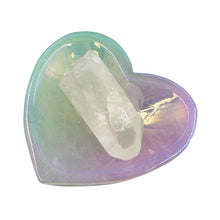 Load image into Gallery viewer, Shaped Crystals - Aura Rainbow Quartz Trinket Dish, Heart