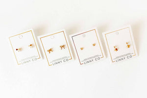 Screwback Stud Earrings - Millie Butterfly