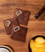 Load image into Gallery viewer, Brodeo Drive Pour Decisions Bottle Opener Coaster Assortment