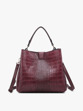 Load image into Gallery viewer, Tati Monogrammable Satchel w/ Shoulder Strap