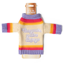 Load image into Gallery viewer, TLF It's Yo Birthday Wine &amp; Bottle Sweater