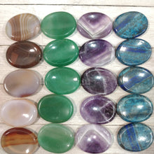 Load image into Gallery viewer, Oval Gemstone Worry Stones – Pocket Crystals