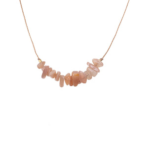 Sunstone Seed Necklace for Self Worth - SEED06