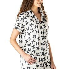 Load image into Gallery viewer, Hello Mello Bow So Lovely Satin Pajama Top