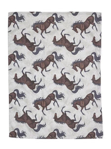 AWST Int'l Horses Flour Sack Kitchen Towel