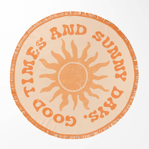 Juice Box 60" Round Beach Towels