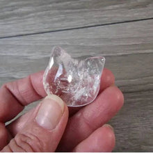 Load image into Gallery viewer, Gemstone Cat Face Figurines 1-Inch