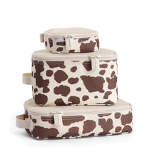 Load image into Gallery viewer, Giddy Up! Cow Print Pack Like A Boss™ Packing Cubes