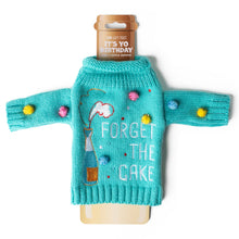 Load image into Gallery viewer, TLF It's Yo Birthday Wine &amp; Bottle Sweater