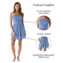 Load image into Gallery viewer, Denim Blue Daiquiri Dress