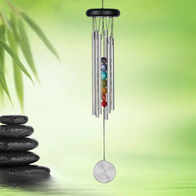 Load image into Gallery viewer, Woodstock Chakra Chime™ - Seven Stones, Silver