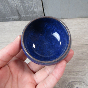 Ceramic Abundance Bowl blue- 2.25 Inch Offering Dish