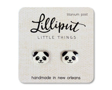 Load image into Gallery viewer, Panda Earrings // Cute Animal Earrings