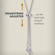 Load image into Gallery viewer, Layers: Silver Trio Charm Necklace