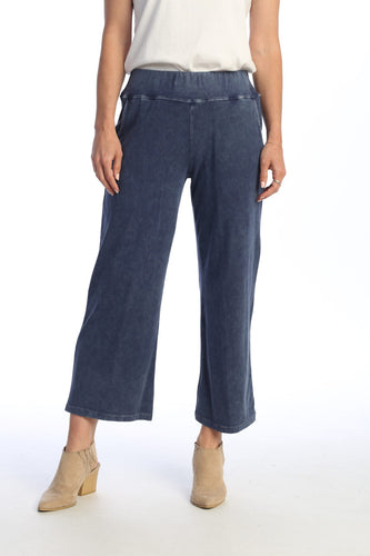 Mineral Washed Comfy Pants With Wide Band /Yoga Pant