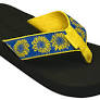 Summer Sunflowers Flip Flops