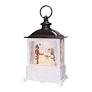 10"W Snowmen Looking Up Glitter Lantern - Christmas is Forever