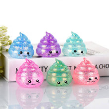 Load image into Gallery viewer, Sugar Squishy Glitter smiley Poop Squeeze Toy squishy fidget toy