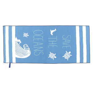 SAVE THE OCEAN Reversible Beach Towel
