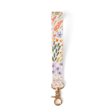 Load image into Gallery viewer, Floral Wristlet Keychain